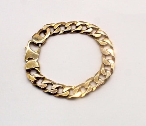 Flat curb deals bracelet