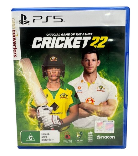 Cricket 22 Playstation 5 (PS5) | 057300033461 | Cash Converters