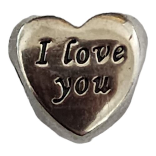 Pandora Words Of Love Charm (Retired S925 Ale) Silver Charm 4.12G