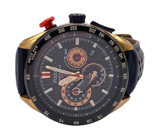 Pulsar chronograph hot sale 100m gold