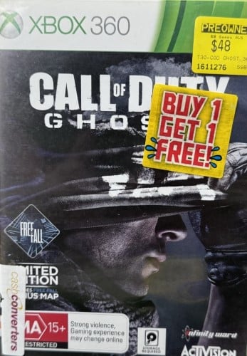 Call of duty ghost xbox 360 compatible xbox shop one