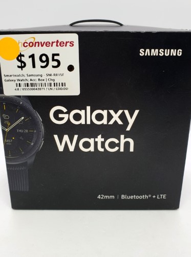 Samsung Galaxy Watch Sm R815f 4GB Black 055500043871