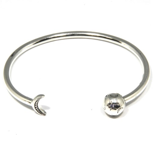 Pandora Moon And Stars Silver Bangle - 5.5cm 7.9G | 033000342215 | Cash ...