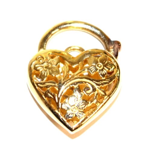 1 gram gold on sale heart locket